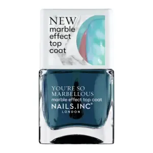 NailsInc Marble Effect Top Coat That's How I Roll 14ml, marmoripäällyslakka